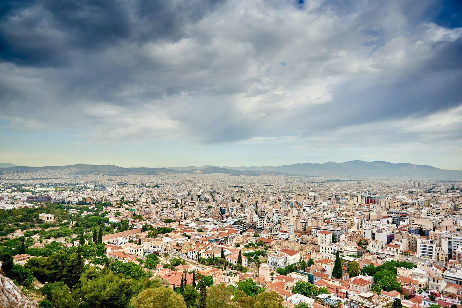 Aerial view of Athens